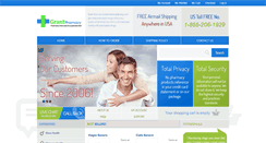 Desktop Screenshot of grantpharmacy.com
